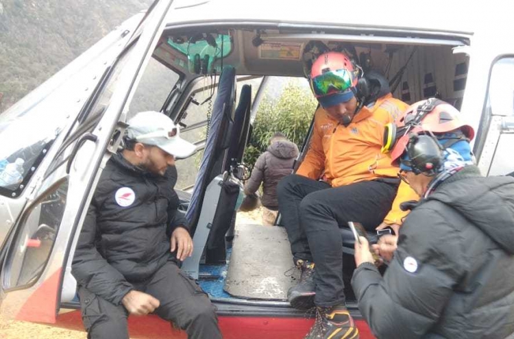 S. Korean envoy to Nepal calls for continued search efforts for 4 missing in Himalayas