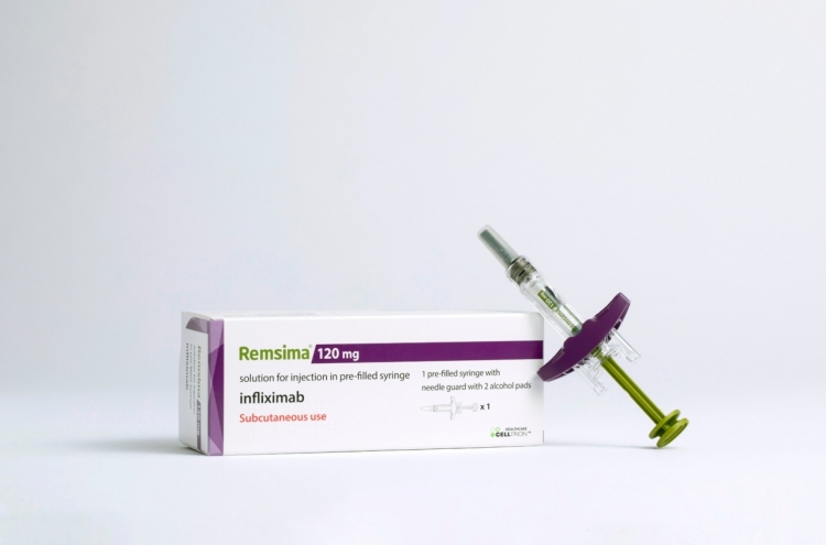 Celltrion’s Remsima SC authorized to treat rheumatoid arthritis in Korea