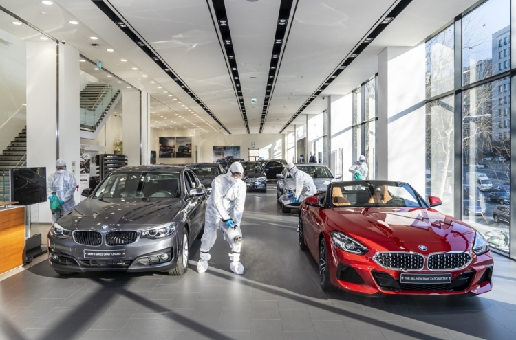 [Photo News] Disinfection at BMW showroom