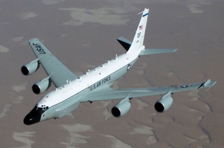 US again flies spy plane over Korean Peninsula