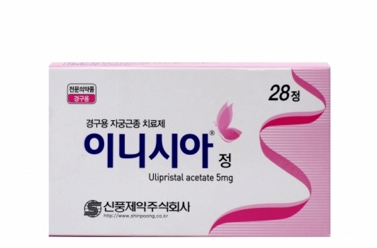 Shin Poong Pharm’s uterine myoma tablets cause ‘serious liver damage’