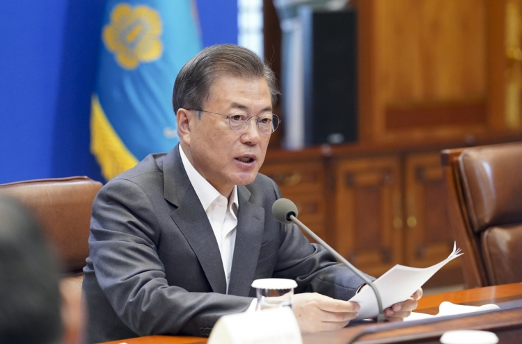 Moon's approval rating hits 17-month high on coronavirus response: poll