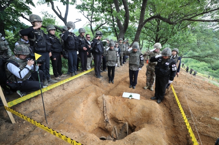 S. Korea to resume war remains excavation project in DMZ this week