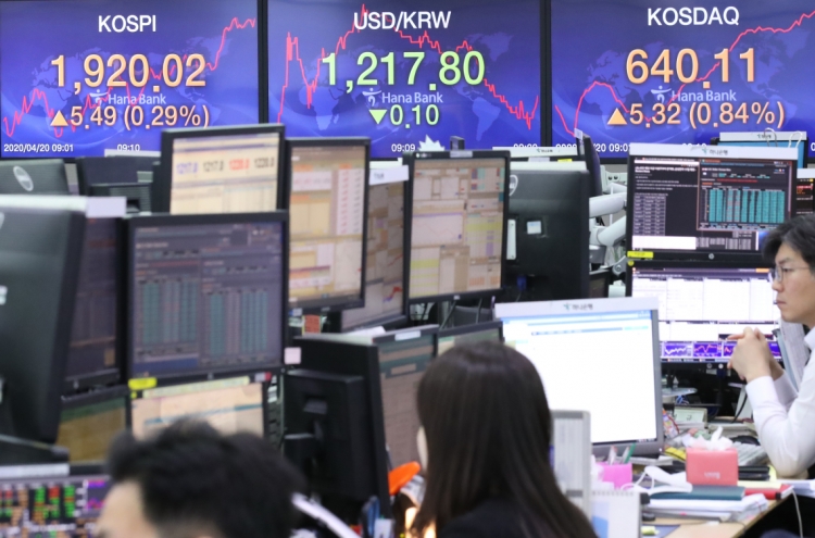 Seoul stocks open higher on easing virus woes