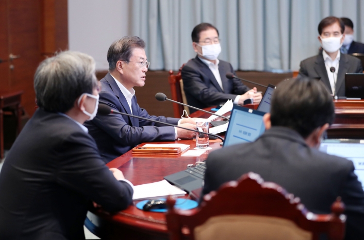 Moon says general election outcome reflects voters' hope for overcoming COVID-19 crisis