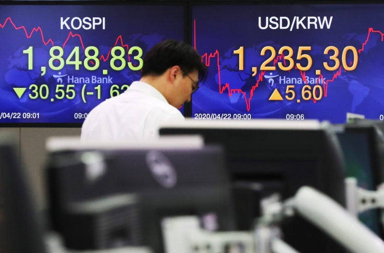 Seoul stocks extend losses on virus woes, falling oil prices