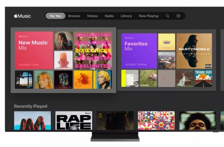 Samsung’s smart TVs integrate Apple Music app
