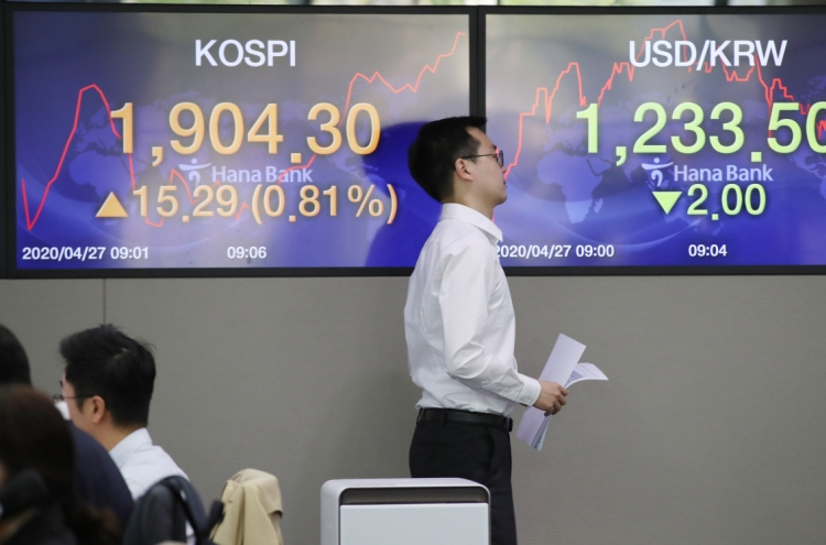 Seoul stocks open higher on Wall Street rally