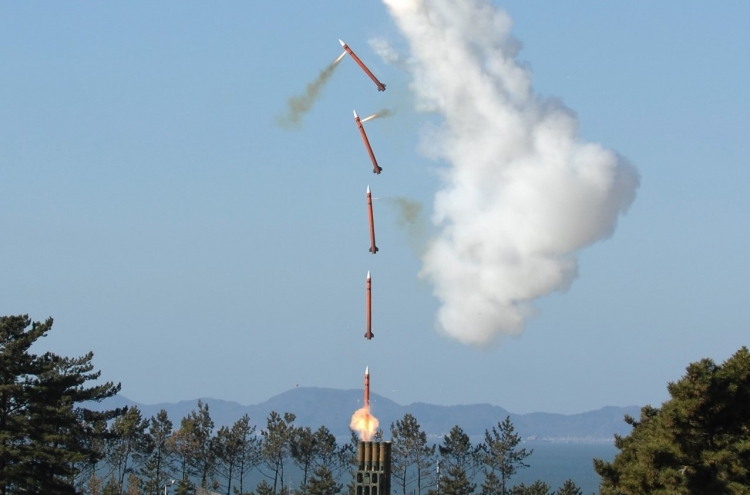 Delivery of Cheongung anti-aircraft guided missile system to military completed