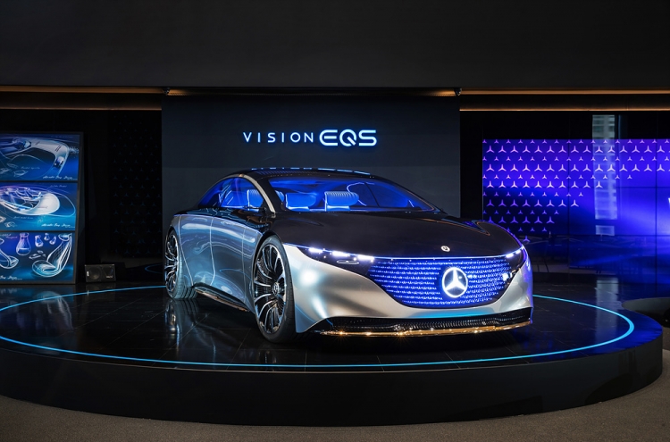 Mercedes-Benz Korea unveils concept car Vision EQS