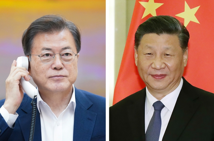 Xi affirms determination to visit S. Korea this year during phone talks with Moon