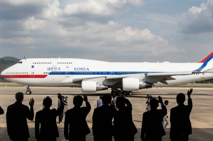 S. Korea to lease Korean Air's B747-8i as new presidential plane
