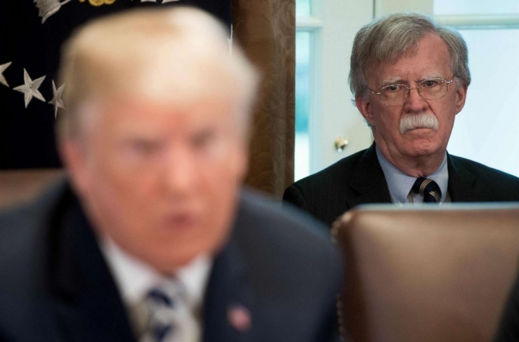 Bolton says diplomatic dance with NK was South Korea’s creation