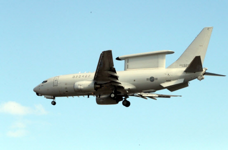 S. Korea to introduce more early warning aircraft from overseas