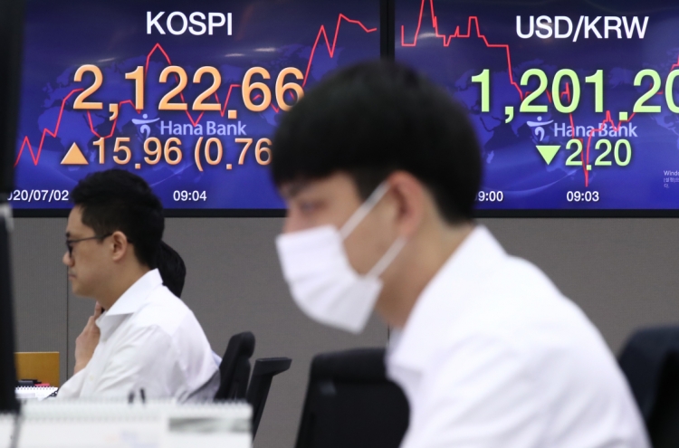 Seoul stocks open higher on pharmaceutical gains