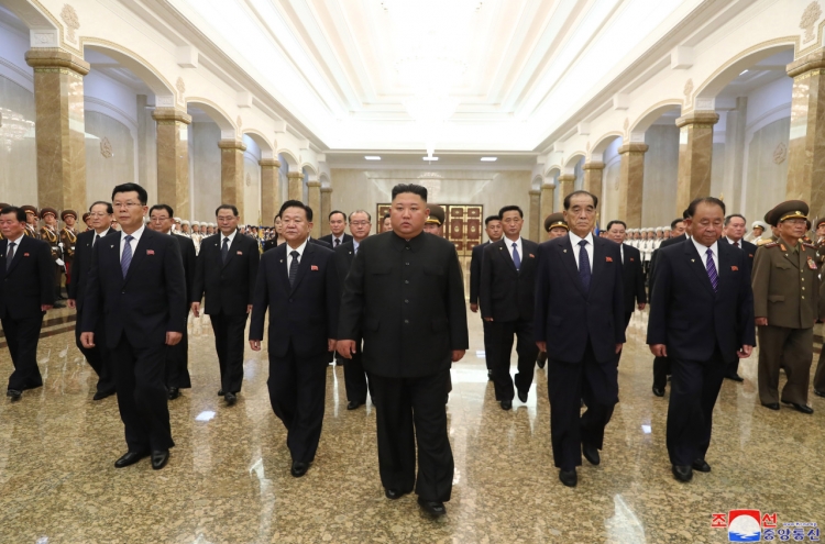 NK leader visits mausoleum to mark late grandfather's death anniversary