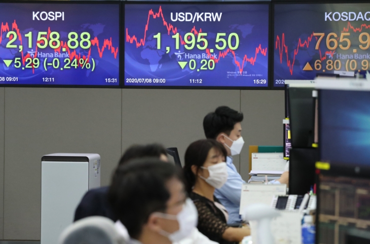 Seoul stocks down for 2nd day on economic recovery concerns