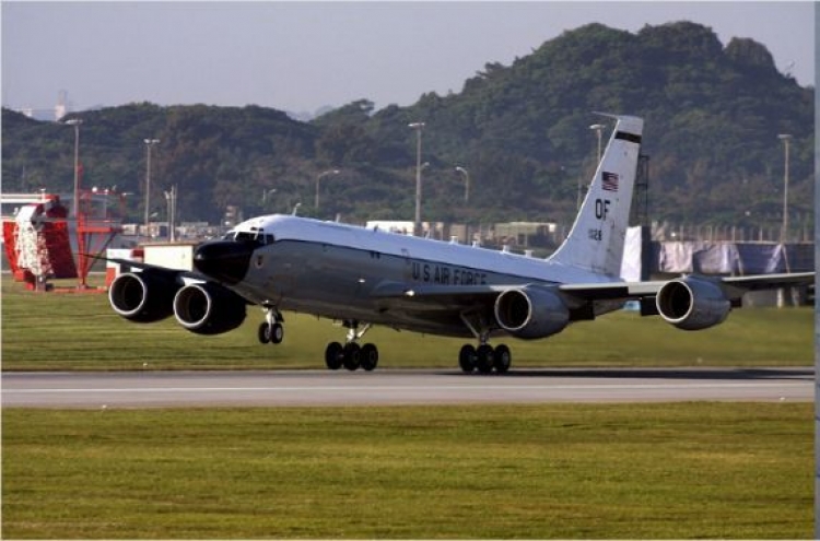 US sends surveillance plane to air base in Japan: aviation tracker