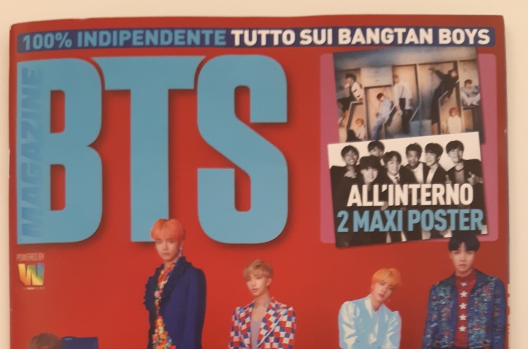 Bimonthly magazine on K-pop band BTS launched in Italy
