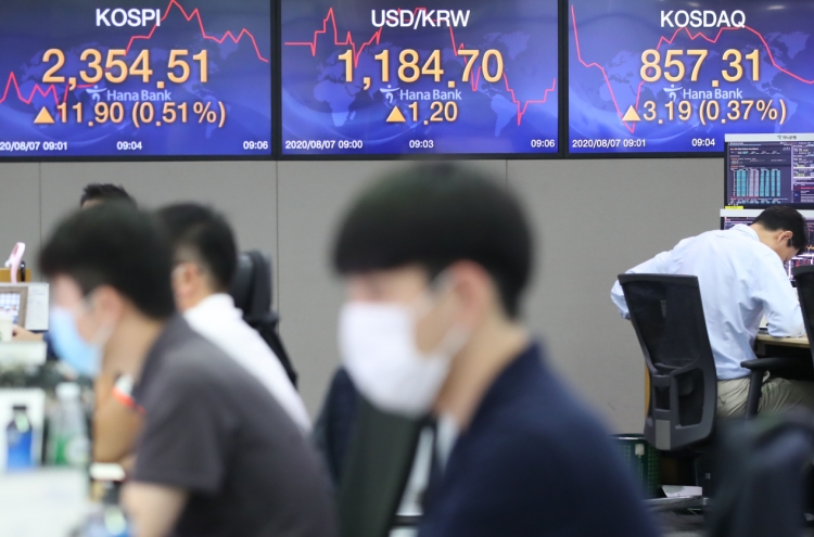 Seoul stocks open higher on Wall Street gains