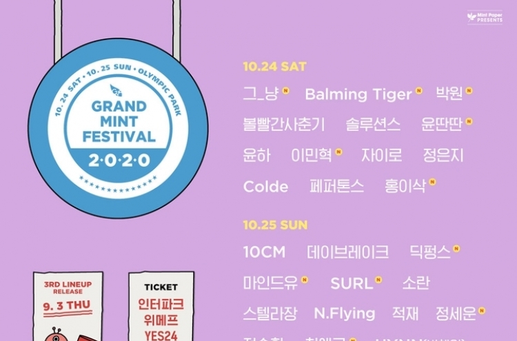 Grand Mint Festival to be held with limited number of audiences