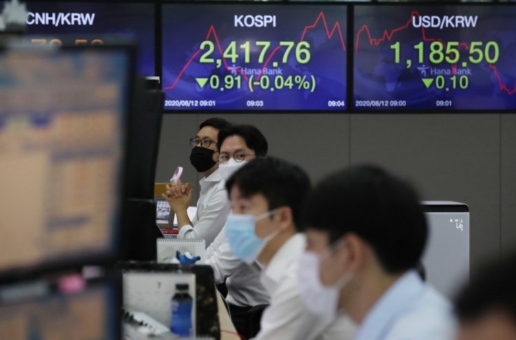 Seoul stocks open tad higher on pharmaceutical, financial gains