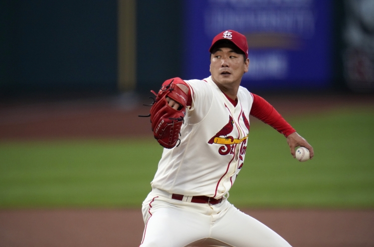 Cardinals' Kim Kwang-hyun determined to eat up more innings in 3rd MLB start