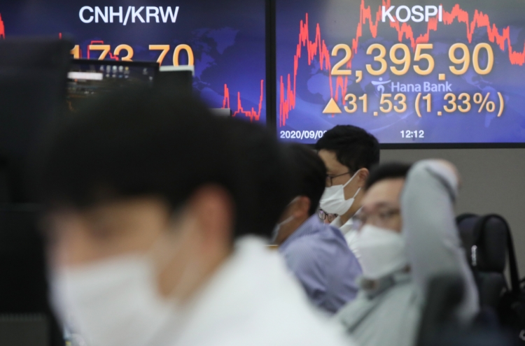 Seoul stocks extend winning streak to 3rd day on chip rally, vaccine hopes