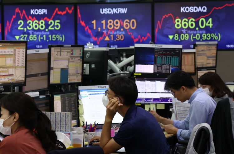Seoul stocks dip more than 1% on Wall Street plunge