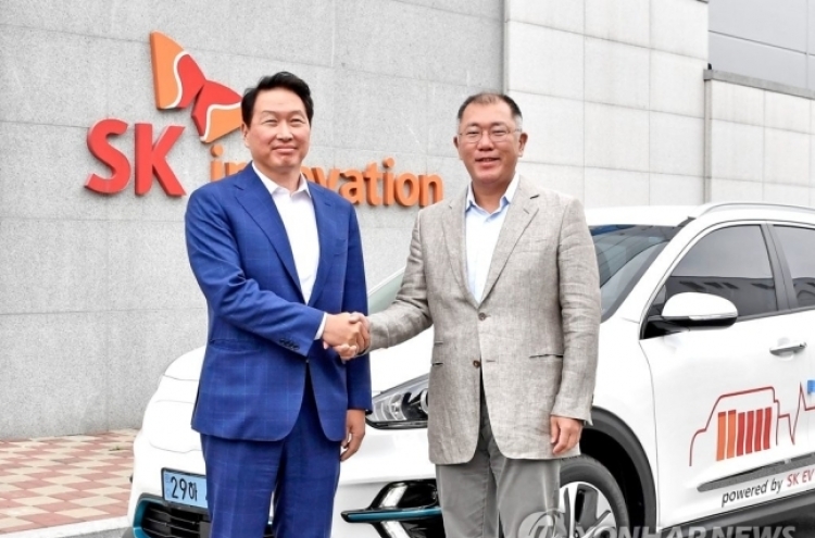 Hyundai Motor, SK Innovation to partner on EV battery ecosystem