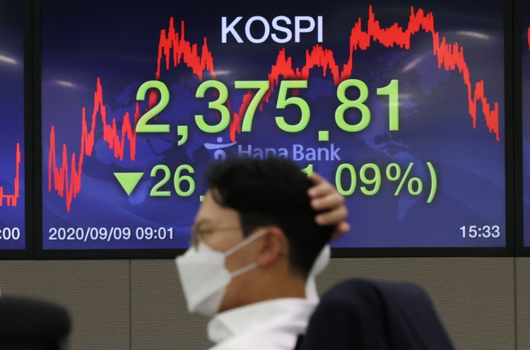 Seoul stocks dip over 1% on Wall Street-triggered sell-offs