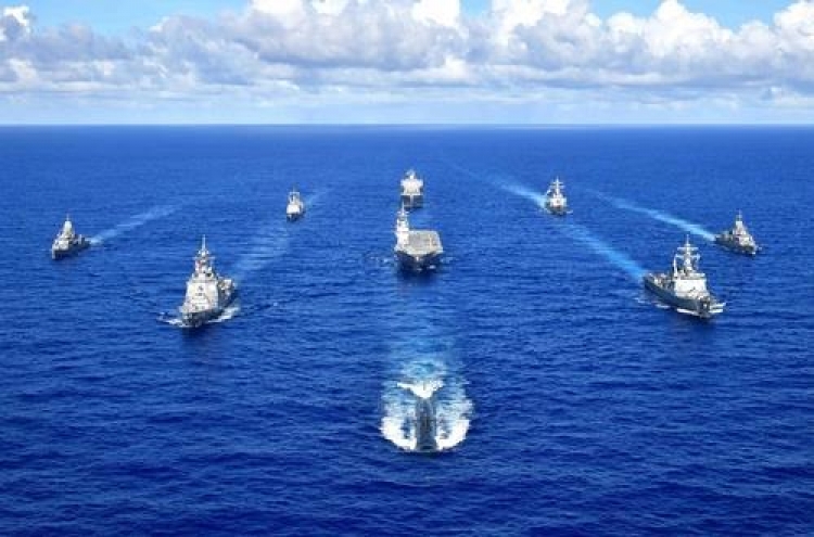 Navy joins US-led four-nation maritime exercise in Pacific