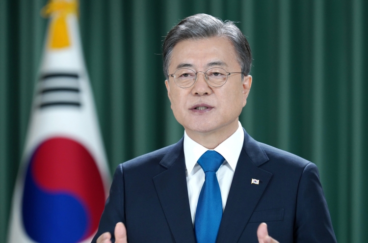 Moon calls for UN’s support for ending Korean War