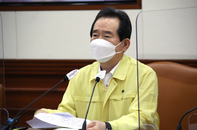 PM Chung renews warnings against illicit Oct. 3 rallies amid virus fight
