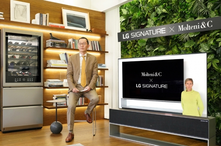 LG Electronics signs partnership with Italian luxury furniture brand Molteni&C