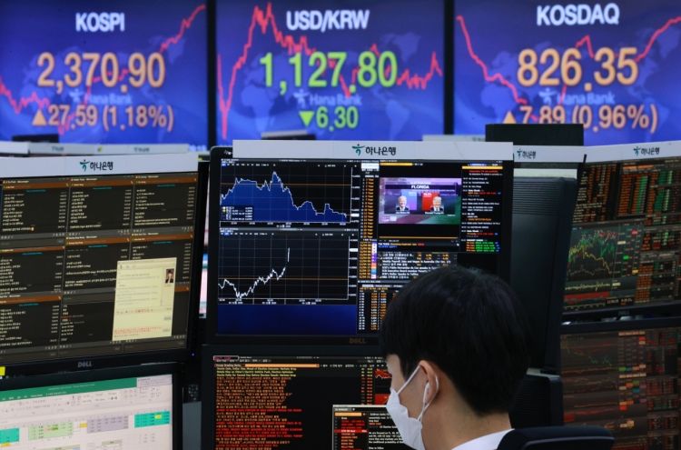 Seoul shares open higher ahead of US election result