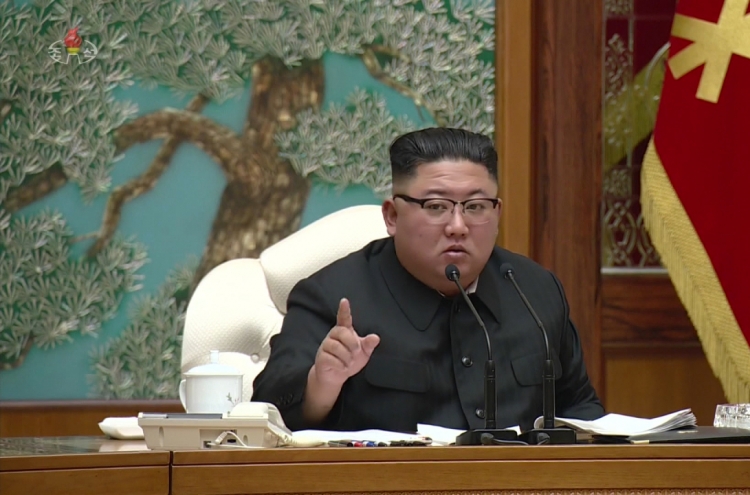 NK’s Kim chairs politburo meeting in first public appearance in weeks