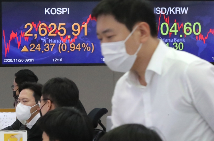 Seoul stocks close at all-time high on improved growth forecast
