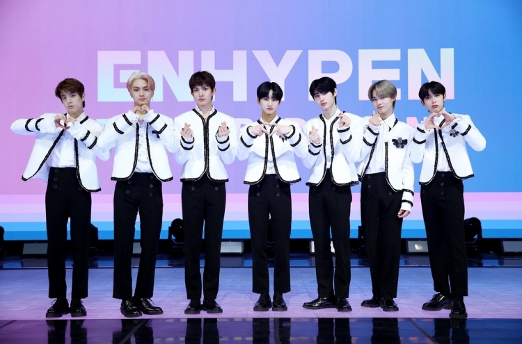 Rookie band ENHYPEN hopes to be remembered as 'global, fan-made group'