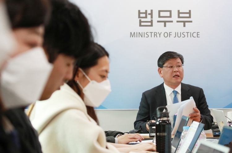 Moon names lawyer as new vice justice minister