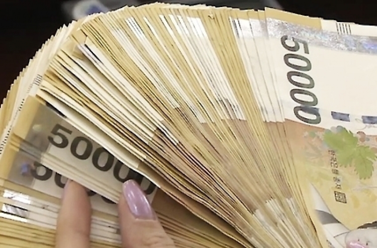 S. Korea’s money supply grows at fast rate in Oct.