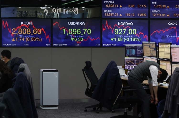 Seoul stocks hit new high on US stimulus deal, eased Brexit uncertainties