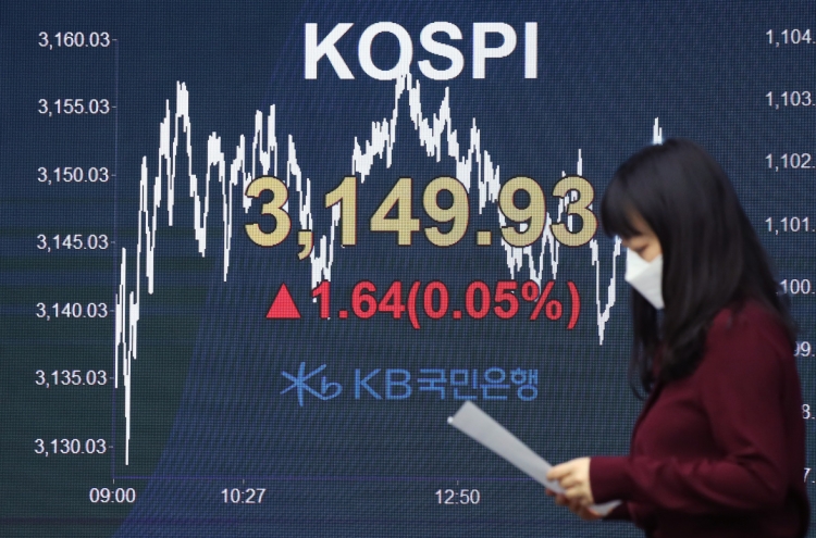 Seoul stocks end almost flat amid valuation pressure