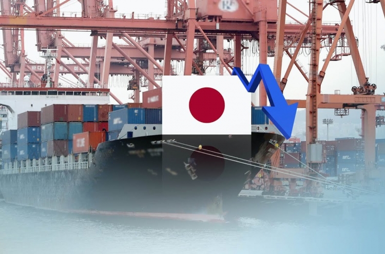 S. Korean exports to Japan dip 11.7% in 2020 on pandemic