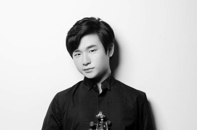 Violinist Kim Dong-hyun to perform at Kumho Instrument Bank series recital