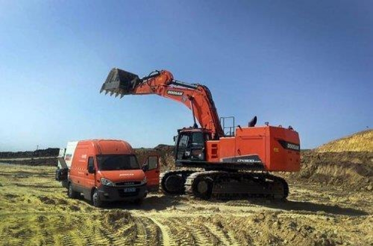 Doosan Infracore wins large-scale orders from emerging markets
