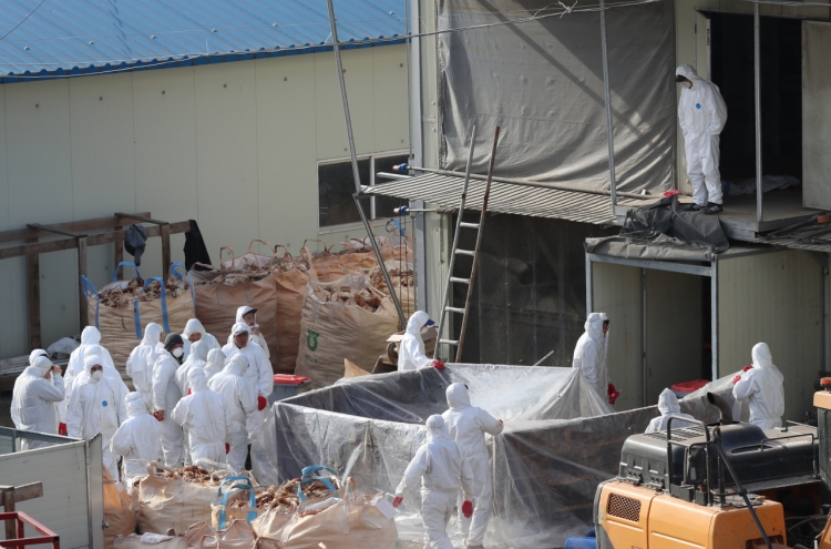 S. Korea confirms 2 additional cases of bird flu at egg farms