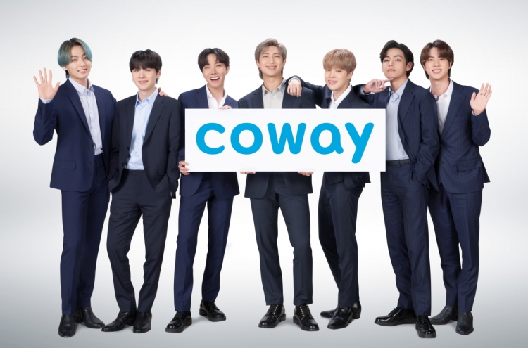 Coway hires BTS as new model