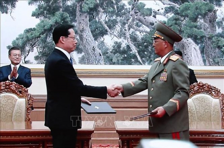 Defense ministry calls for N. Korea's 'flexible' stance, full implementation of military pact