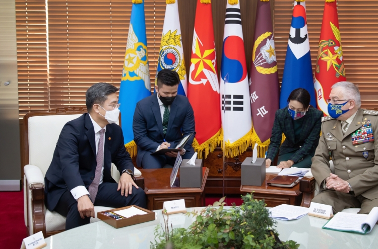 S. Korean, EU defense chiefs affirm cooperation on NK